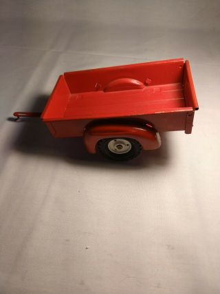 Vintage Tru - Scale International Pickup Farm Utility Box 2 Wheel Red Trailer