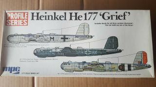 Profile Series Henkel He - 177 Grief 1/72 Scale