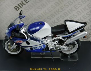 1:24 Ixo Suzuki Tl 1000r In White And Blue Stb0012