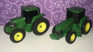 Ertl ❤️ 2x John Deere Tractor 1/64 Tractor Plastic