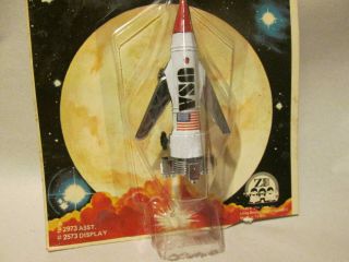 1978 Zee Toys Firebirds Fire Bird 1 Rocket Space Ship with wheels 2973 Taiwan 3