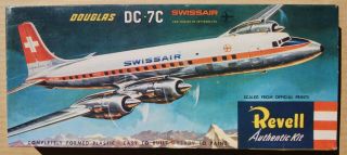 Revell Douglas Dc - 7c Swissair (1997) 1/122 Scale Parts