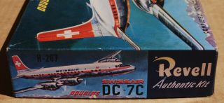 REVELL DOUGLAS DC - 7C SWISSAIR (1997) 1/122 SCALE PARTS 2