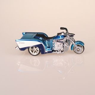 2009 Rlc Hot Wheels Boss Hoss Motorcycle Series 8 Blue Loose