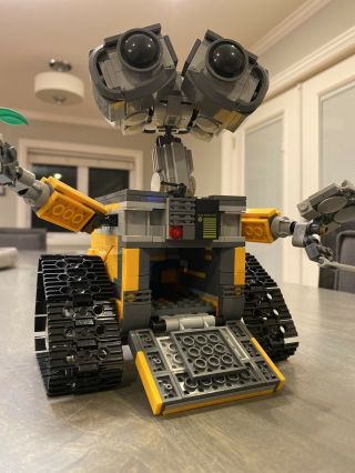 Wall - E - Robot Building Block Model Figure Disney/pixar Toy “lego” In The Usa