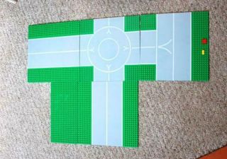 Lego City Road Base Plates 4 – 10 X 10 Pre - Owned 1 - 10 X 5