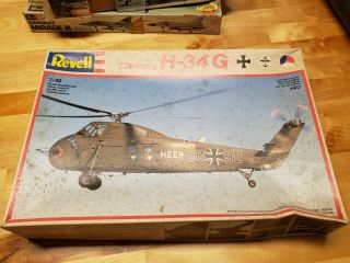 1/48 Revell Sikorsky H - 34g Helicopter Plastic Scale Model Kit No 4467