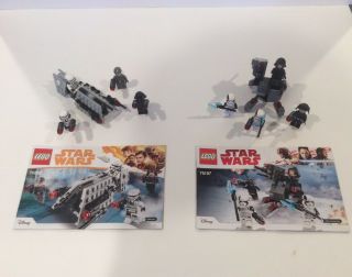 Lego Star Wars Battle Set Bundle (75207) (75197) Complete With Manuals