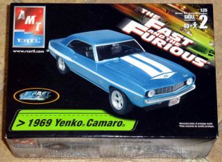 2003 Amt Ertl 1969 Yenko Camaro The Fast And The Furious Model Kit