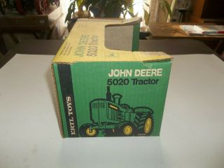 Vintage 1/16 John Deere 5020 Farm Toy Tractor Box Only Stock 555 Ertl Diecast 3