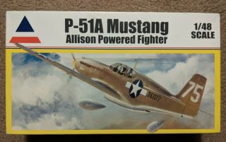 Accurate Miniatures P - 51a Mustang 1/48 Scale Plastic Model Kit