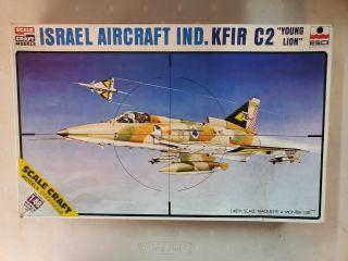1/48 Esci Model Aircraft Kit Israel Aircraft Industries Kfir C2 " Young Lion "