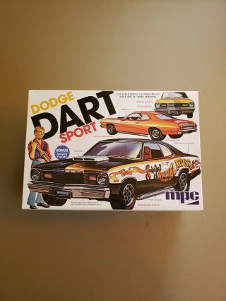 Mpc Dodge Dart Sport 1/25 Scale Model Kit Build As Drag Car.