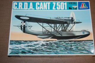 1/72 Italeri C.  R.  D.  A.  Cant Z.  501 Italian W.  W.  Ii Flying Boat In Open Box