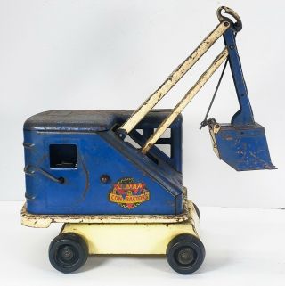 Vintage Marx Lumar Contractors Automatic Scoop Power Shovel Construction Toy 2