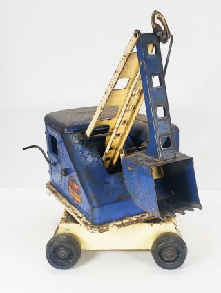 Vintage Marx Lumar Contractors Automatic Scoop Power Shovel Construction Toy 3