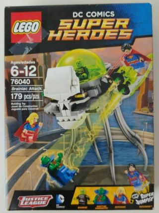 Lego Dc Comics Heroes 76040 Brainiac Attack Supergirl Box