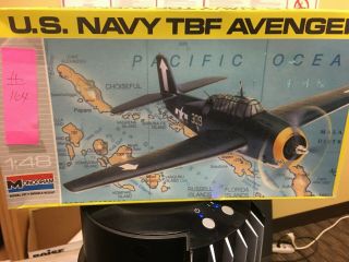 U.  S.  Navy Tbf Avenger 1:48 Scale By Monogram