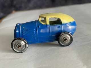 Vintage Caw Midget Coupe Racer 1920’s Blue Slush Metal Toy Car