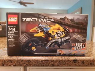Lego Technic 42058 Stunt Bike Pull Back Action -, .  Fun
