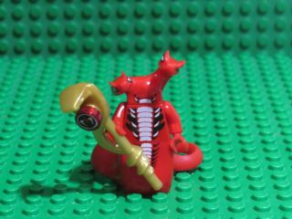 Lego Ninjago Fangtom Minifigure Red 2 Headed Snake - Njo049 - 9445 Ft44