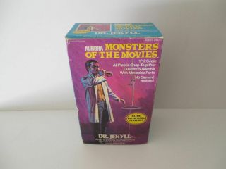 Aurora Monsters Of The Movies Dr.  Jekyll Model Kit Box Only 1975