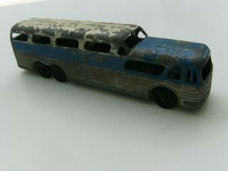 Vintage Tootsie Toy Greyhound Scenicruiser Bus.  Tootsietoy