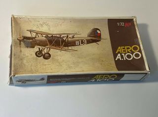 Kopro Kp 1:72 Aero A.  100 Biplane Plastic Model Kit Kp - 26u Made Czechoslovakia