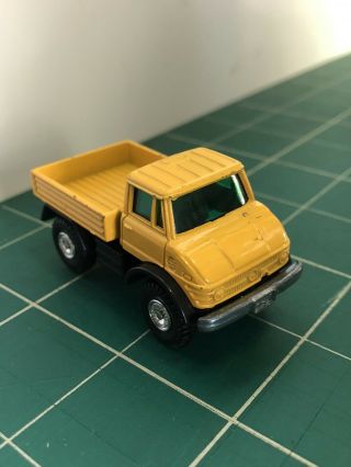 Vintage - Tomica F41 Merceded Benz Unimog Yellow 1:70 Scale Made In Japan