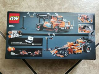 LEGO Technic Race Truck 42104 Pull - Back Model Truck Building Kit,  2020 3