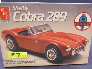 Amt 6587 7 Shelby Cobra 289 1/25 Model Car Mountain Kit