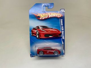 Hot Wheels - - Ferrari F430 Challenge - Red - Hw Racing - On Card - 2009