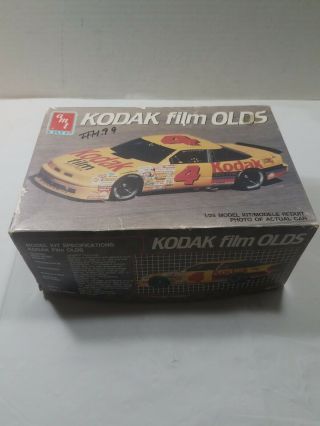 Model Car Kit Kodak Film Olds Oldsmobile 4 1:25 1990 Amt Ertl 6731 Complete