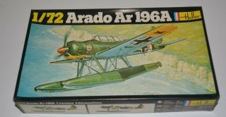 Heller Arado Ar 196a 1/72 Airplane Model Kit 241 - Missing Decals