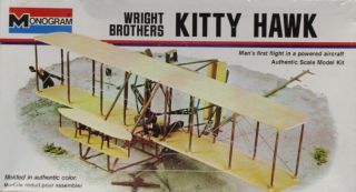 Monogram 1:40 Wright Brothers Kitty Hawk Plastic Aircraft Model Kit 5300u