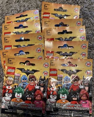 Lego Minifigures 71017 The Batman Movie - 10 Random Bags