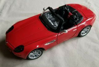 Maisto Die Cast Car Bmw Z8 Convertible Special Edition 1:18 Red Euc