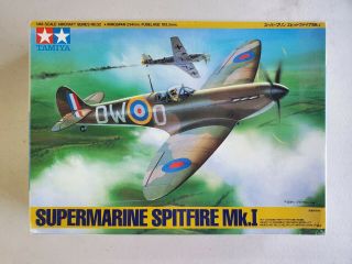 1/48 Tamiya Aircraft Model Kit Supermarine Spitfire Mk.  I