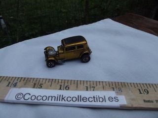 Vintage 1968 Hot Wheels Red Line Mattel Classic 32 Ford Vicky Shiny Bronze