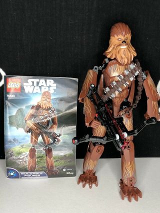 100 Complete And Retired Lego Star Wars Chewbacca (75530) With Instructions