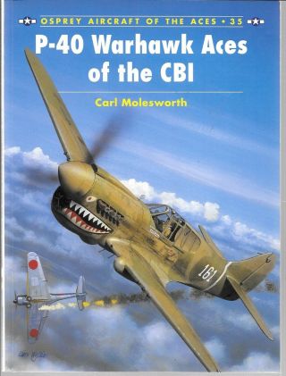 Osprey P - 40 Warhawk Aces Cbi,  Wwii,  Aircraft Of Aces 35,  Softcover Ref.  Fn,  St