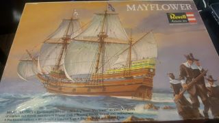 Revell Mayflower Plastic Model Kit H - 327:400 Vintage Open Box