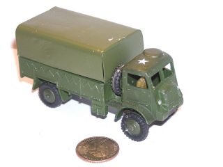 Vintage Dinky Toys Army Wagon Military Black Light Special