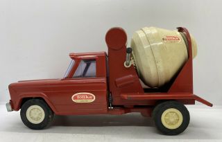 Old Toy Collectible Vintage 1960’s Pressed Steel Tonka Toys Jeep Cement Truck