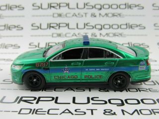 Greenlight 1:64 Loose 2013 Ford Taurus Police Interceptor Green Machine Chase