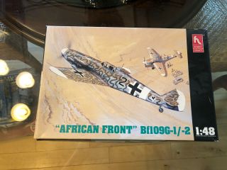 Hobby Craft 1:48 African Front Bf - 109 G - 1/2 Plastic Aircraft Model Kit Hc1538u