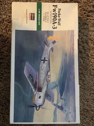 Hasegawa 09090,  Focke - Wulf Fw190a - 3,  1/48 Scale Kit