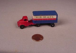 Vintage Barclay Us Mail Truck Diecast Toy Car 1950 