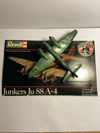 1/144 Wwii German Junkers Ju 88 A - 4,  Painted And Assembled