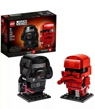 Lego 75232,  Star Wars,  2 Brickheadz Kylo Ren & Sith Trooper Factory.